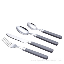 16Pcs Plastic Handle Tableware Tabletop Setting Flatware